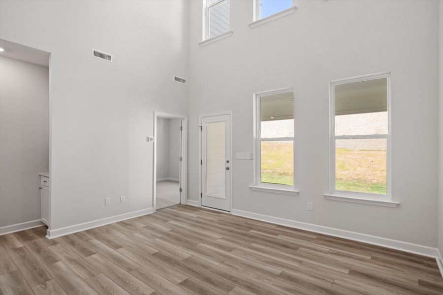 Spacious, unfurnished interior of a new home in Ovation at Sweetbrier, Durham (Image 16).
