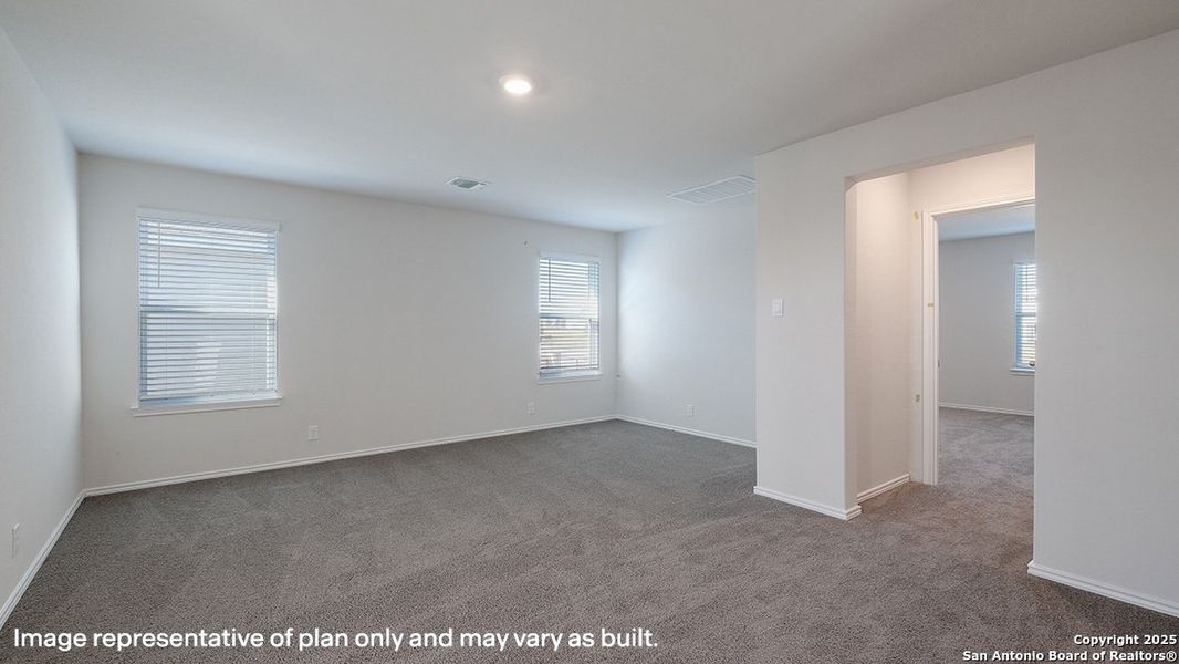 Spacious, unfurnished interior of a new home in Redbird Ranch, San Antonio (Image 24).