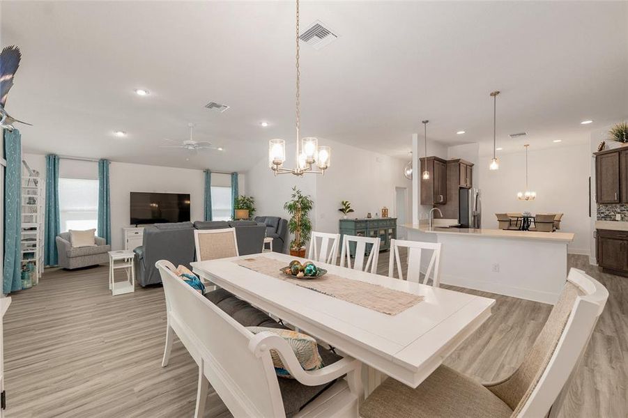 Furnished interior view inside a new home in , The Villages (Image 14).