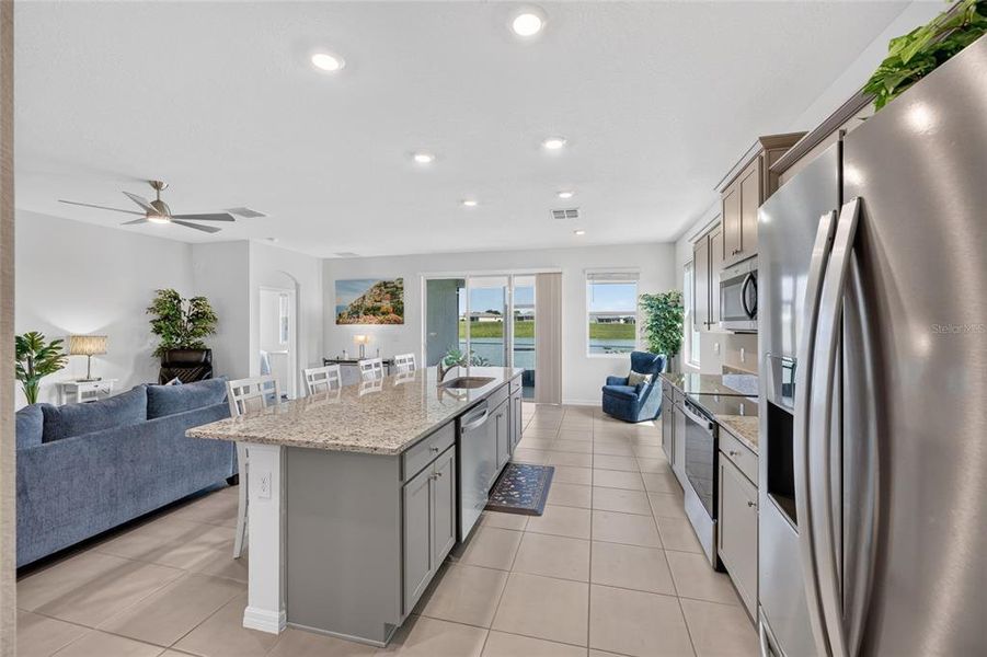Furnished interior view inside a new home in JB Ranch, Ocala (Image 12).