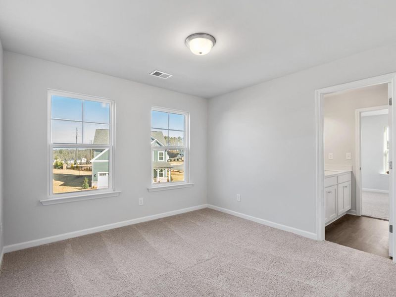 Representative unfurnished interior of a home built from the The Danbury C by Davidson Homes LLC in Melody Lakeside Estates, Buford (Image 29). Representative unfurnished interior of a home built from the The Danbury C by Davidson Homes LLC in Melody Lakeside Estates, Buford (Image 29).