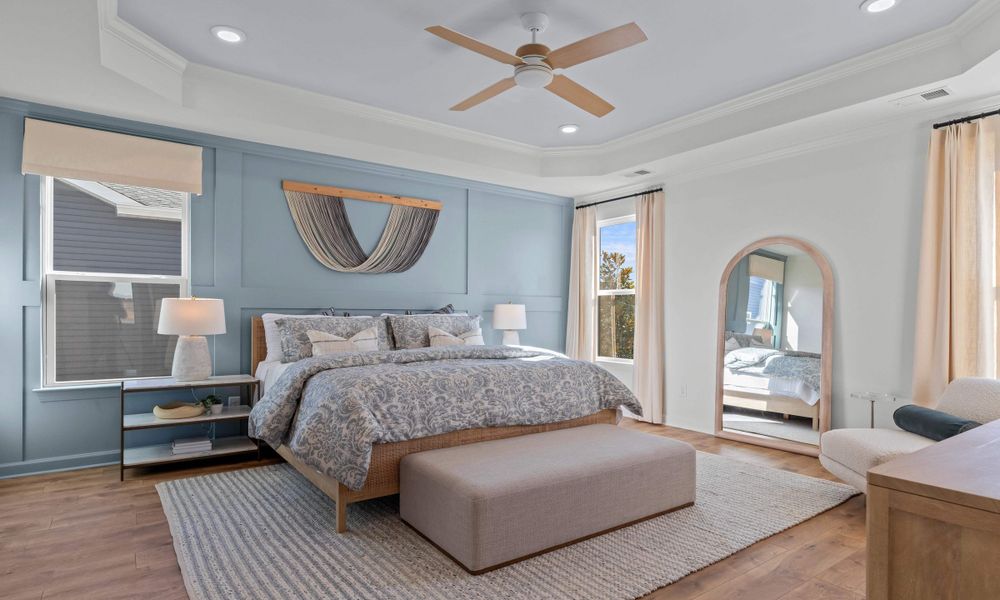 Representative furnished interior of a home built from the The Surfrider by Chesapeake Homes in The Willows, Loris (Image 17).