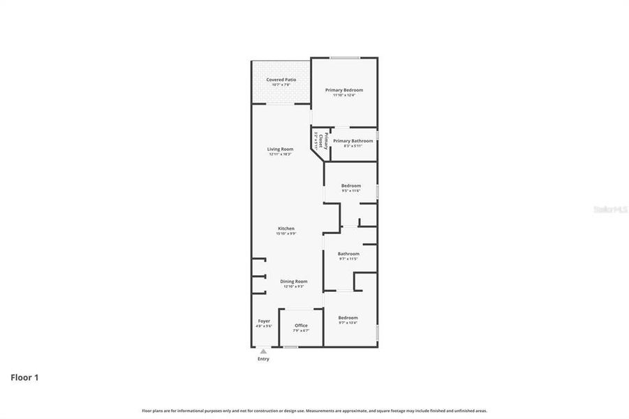 2D floor plan layout of this home in , Kissimmee, FL (Image 5).