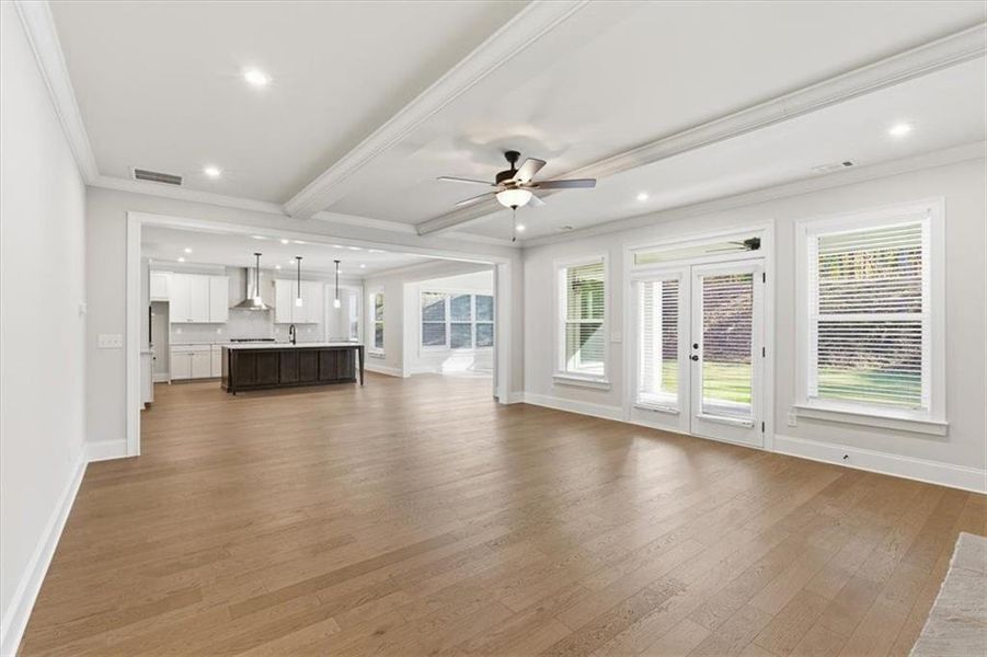 Spacious, unfurnished interior of a new home in Ford Landing, Acworth (Image 36).