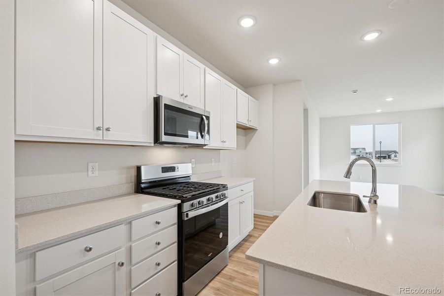 Furnished interior view inside a new home in Red Barn Meadows, Mead (Image 8). Furnished interior view inside a new home in Red Barn Meadows, Mead (Image 8).