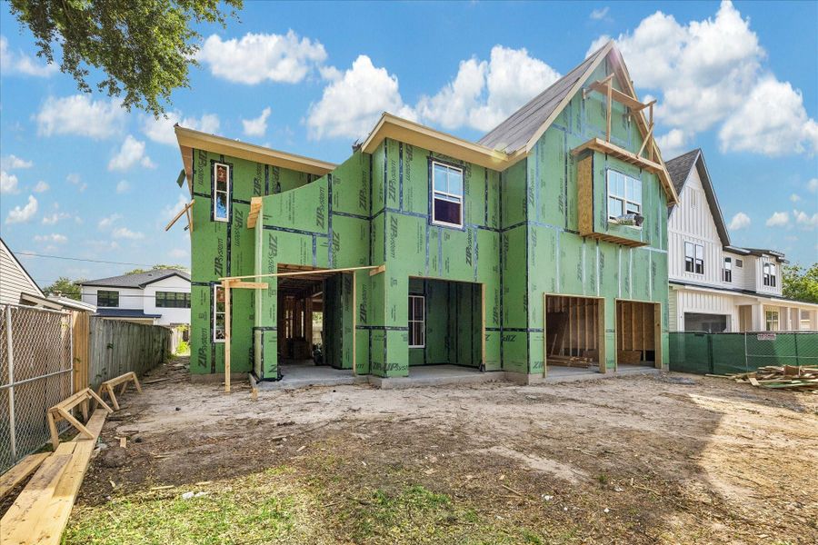 In-progress construction of a new home in , Houston, TX (Image 17).