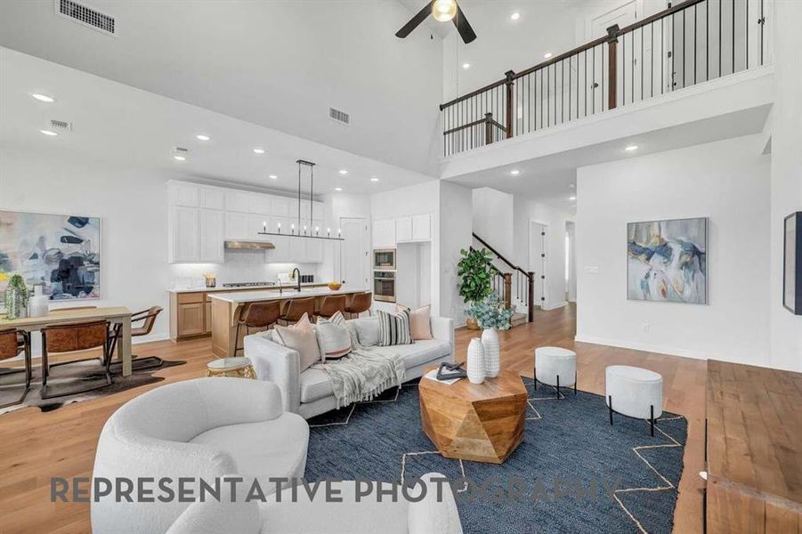 Furnished interior view inside a new home in Goodland, Venus (Image 6).