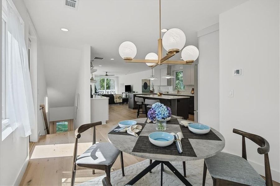 Furnished interior view inside a new home in , Atlanta (Image 10).