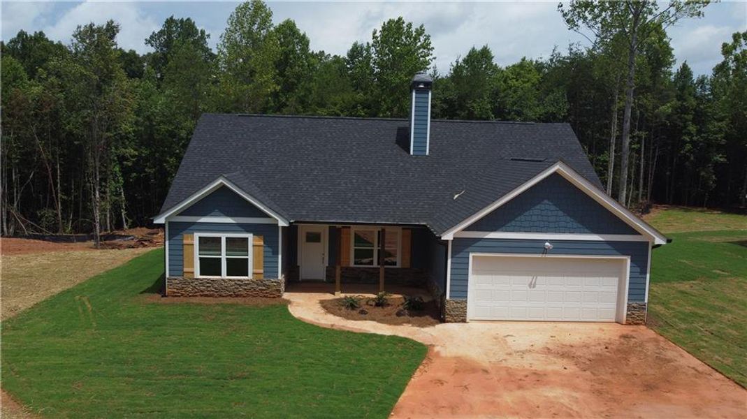 Front exterior of a new home in , Clarkesville, GA, highlighting curb appeal (Image 11). Front exterior of a new home in , Clarkesville, GA, highlighting curb appeal (Image 11).