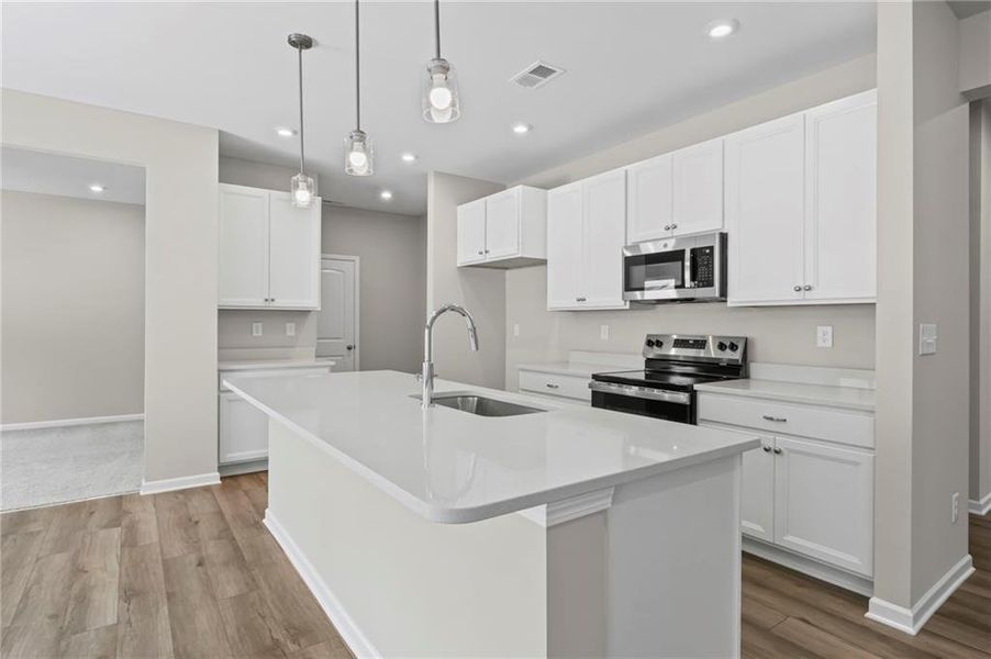 Furnished interior view inside a new home in Sage Woods, Dallas (Image 12). Furnished interior view inside a new home in Sage Woods, Dallas (Image 12).