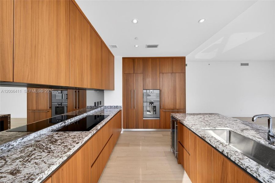 Furnished interior view inside a new home in , Miami (Image 9).