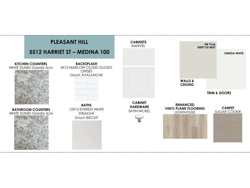 Sample of building materials used in homes in Pleasant Hill, Bryan (Image 3). Sample of building materials used in homes in Pleasant Hill, Bryan (Image 3).