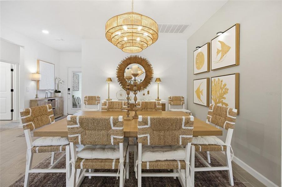 Furnished interior view inside a new home in Pioneer Ranch, Ocala (Image 37). Furnished interior view inside a new home in Pioneer Ranch, Ocala (Image 37).
