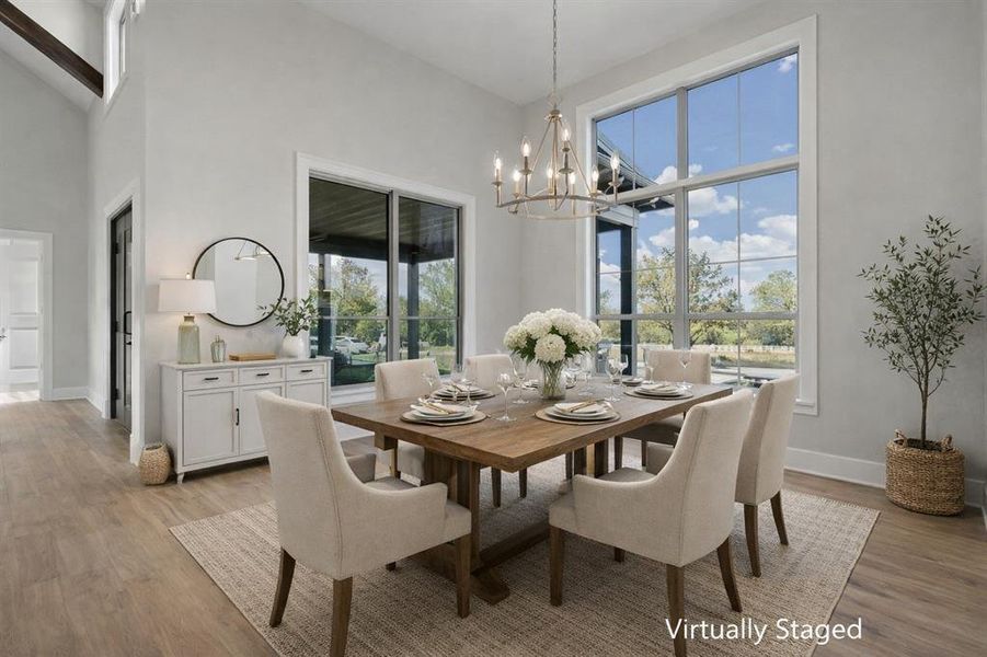 Furnished interior view inside a new home in , Weatherford (Image 9).
