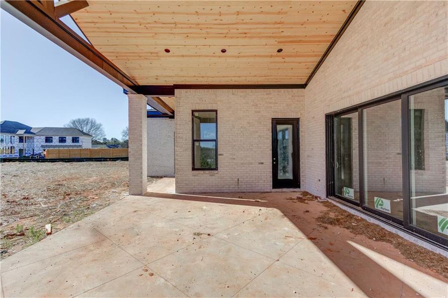 Exterior details and patio area of a home in , Buford (Image 6).