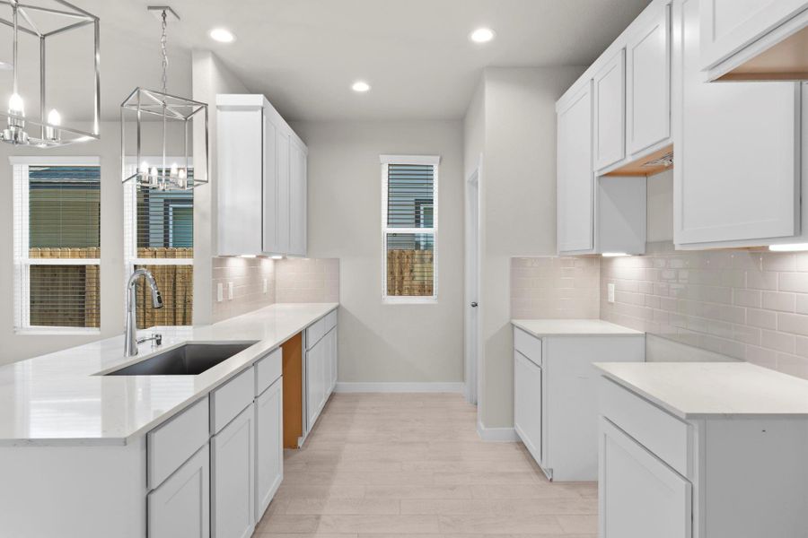 Furnished interior view inside a new home in Cypresswood Landing, Humble (Image 7).