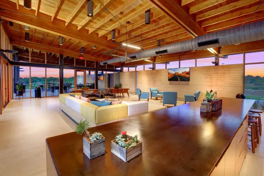Furnished interior view inside a new home in Wolf Ranch South Fork, Georgetown (Image 6).