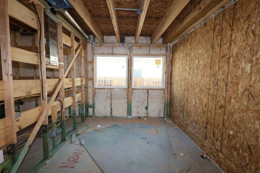 In-progress construction of a new home in Jordan Ranch 45' Homesites, Fulshear, TX (Image 4).