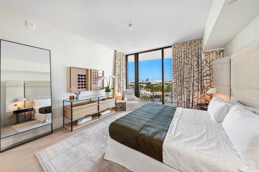Furnished interior view inside a new home in , Miami Beach (Image 3).