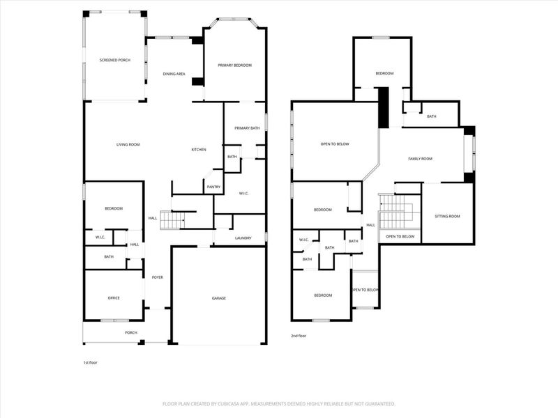 Floor plan for 30310 Whistling Lane.