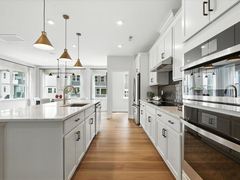 Representative furnished interior of a home built from the Beau by Tri Pointe Homes in Archer Row, Charlotte (Image 14).