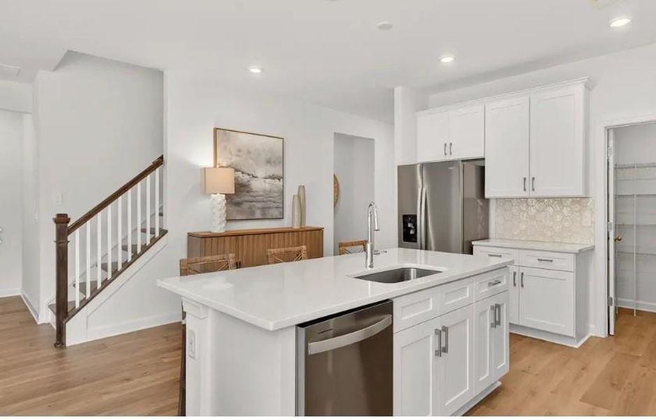 Furnished interior view inside a new home in River Pointe, Monroe (Image 11).