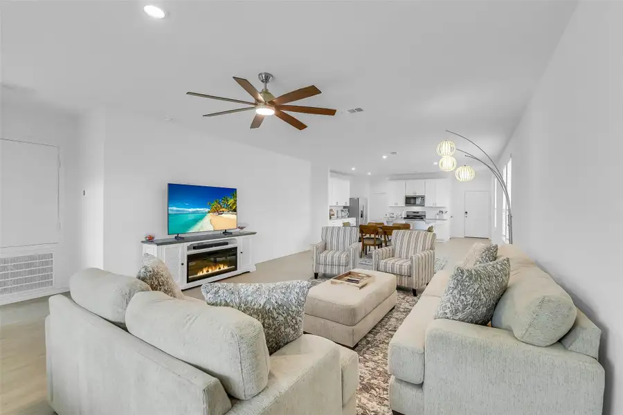 Furnished interior view inside a new home in Mavera, Conroe (Image 7).