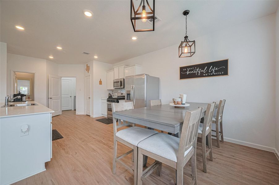 Furnished interior view inside a new home in Tavola: Gulf Coast Collection, New Caney (Image 12). Furnished interior view inside a new home in Tavola: Gulf Coast Collection, New Caney (Image 12).