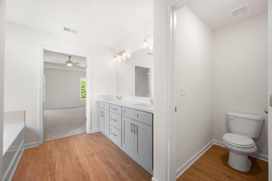 Furnished interior view inside a new home in Jefferson Street, Austell (Image 4).