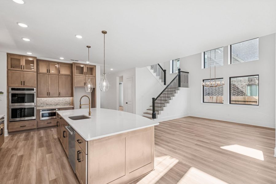 Furnished interior view inside a new home in The Meadows at Imperial Oaks, Conroe (Image 12).