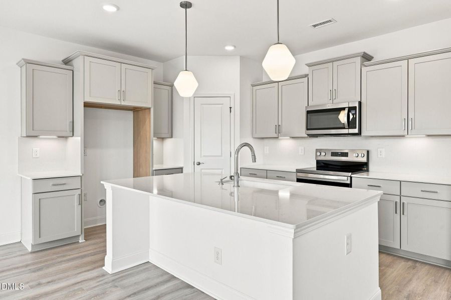 Furnished interior view inside a new home in The Cottages at 78 North, Sanford (Image 10).