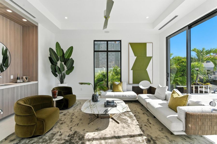 Furnished interior view inside a new home in , Boca Raton (Image 41).