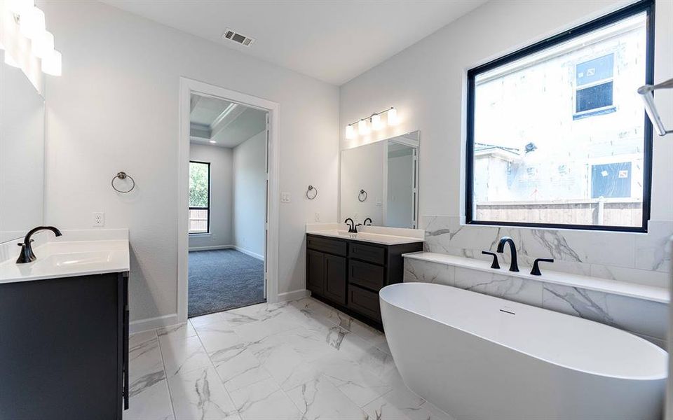 Furnished interior view inside a new home in Sonoma Verde, Rockwall (Image 9).