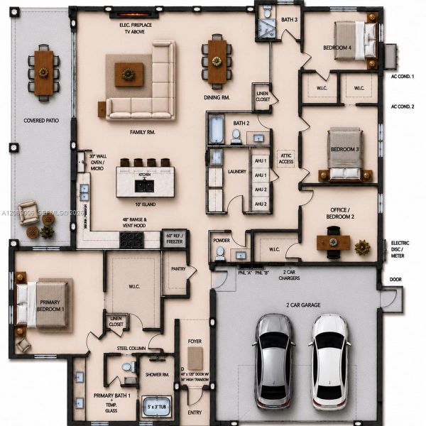 2D floor plan layout of this home in , Wilton Manors, FL (Image 4).