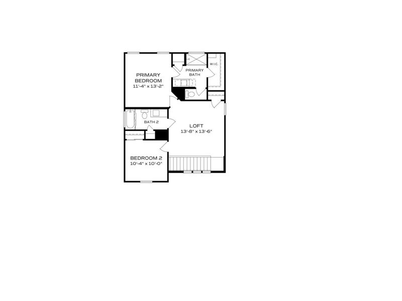 2D floor plan layout for the The Wilmington A by Davidson Homes LLC in South Ranch Southern Collection, Prescott, AZ (Image 4). 2D floor plan layout for the The Wilmington A by Davidson Homes LLC in South Ranch Southern Collection, Prescott, AZ (Image 4).