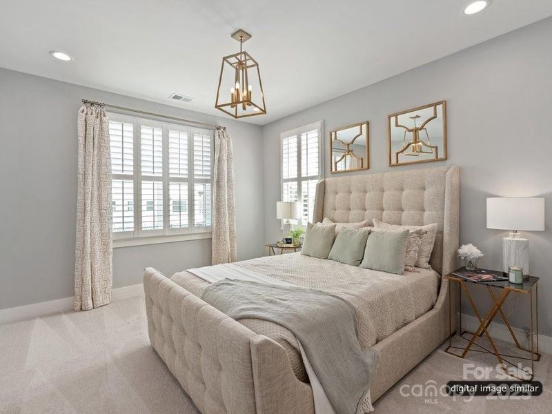 Furnished interior view inside a new home in McLean - South Shore, Clover (Image 11).