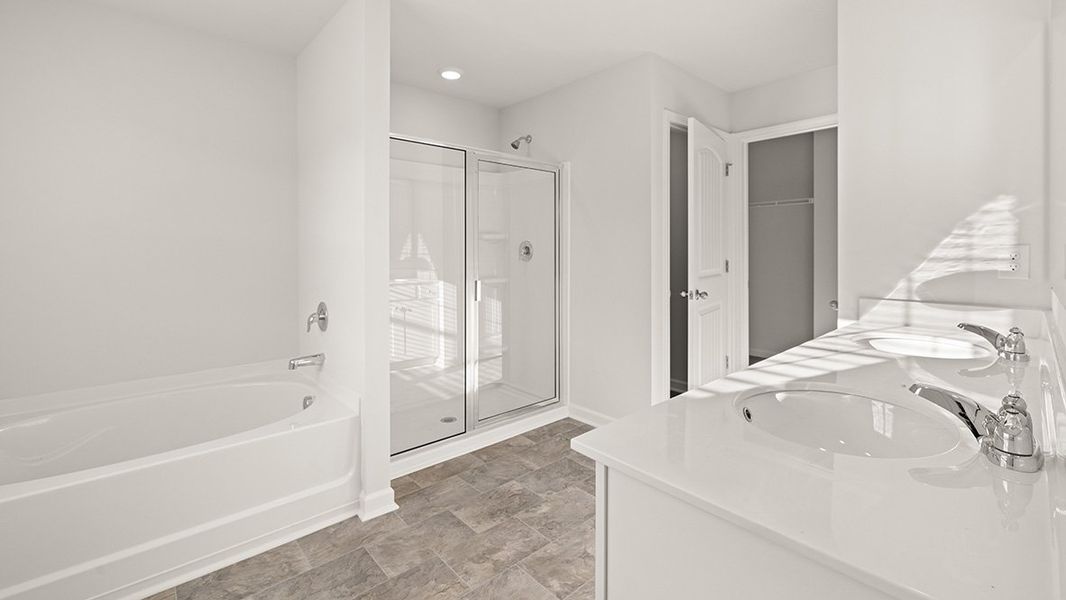 Furnished interior view inside a new home in Greyton Springs Place, Buford (Image 10).