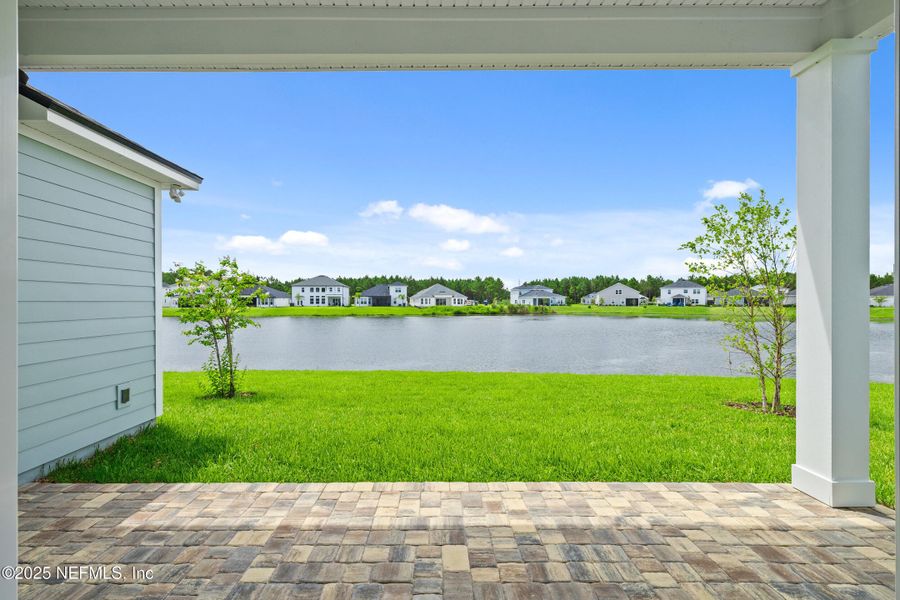 Exterior details and patio area of a home in Silver Landing at SilverLeaf, St. Augustine (Image 34). Exterior details and patio area of a home in Silver Landing at SilverLeaf, St. Augustine (Image 34).