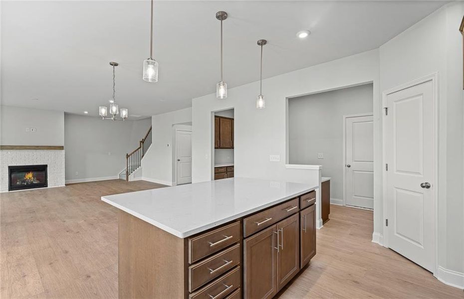 Furnished interior view inside a new home in Sierra Creek, Hoschton (Image 9).