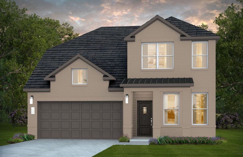 Representative exterior photo of a completed home built from the Idalou by Pulte Homes in Montgomery Bend, Montgomery, TX (Image 15). Representative exterior photo of a completed home built from the Idalou by Pulte Homes in Montgomery Bend, Montgomery, TX (Image 15).