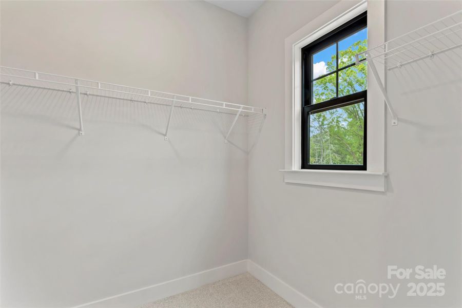 Primary Closet w Window