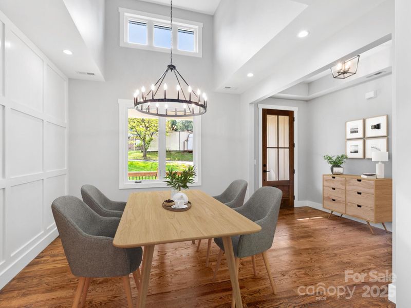 Dining Room Staged