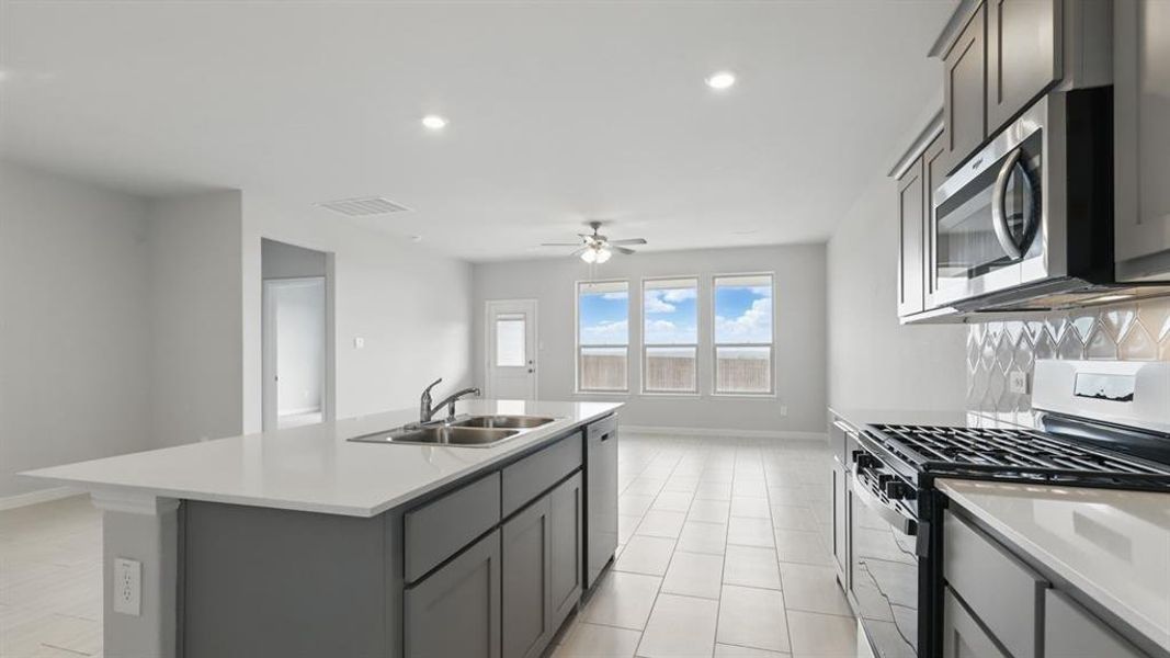 Furnished interior view inside a new home in Terra Trace, Fort Worth (Image 6).