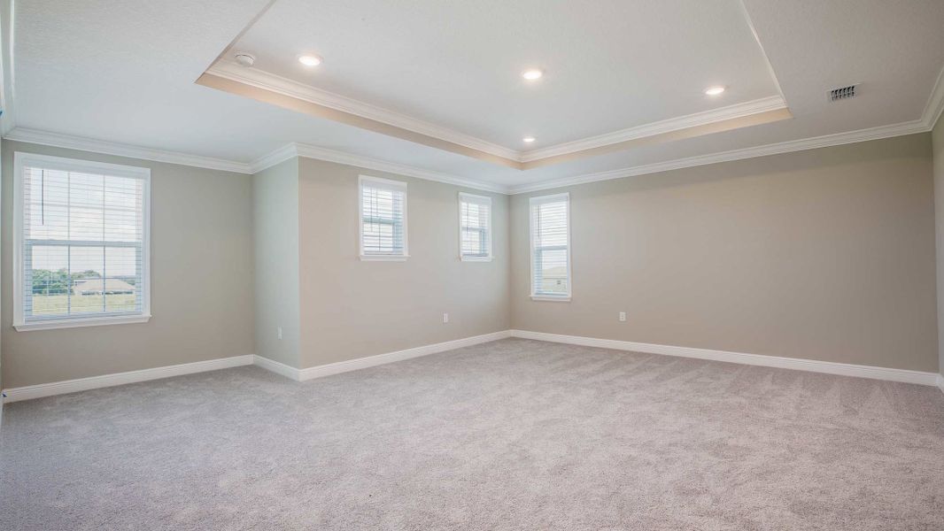 Representative unfurnished interior of a home built from the Columbus by Maronda Homes in Bella Estates, Plant City (Image 18).