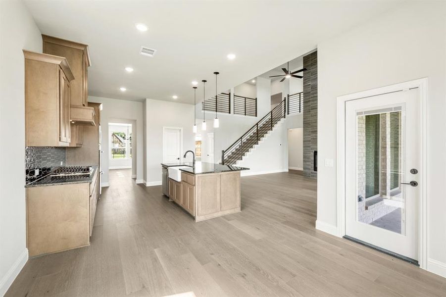 Furnished interior view inside a new home in The Oaks, Red Oak (Image 4). Furnished interior view inside a new home in The Oaks, Red Oak (Image 4).
