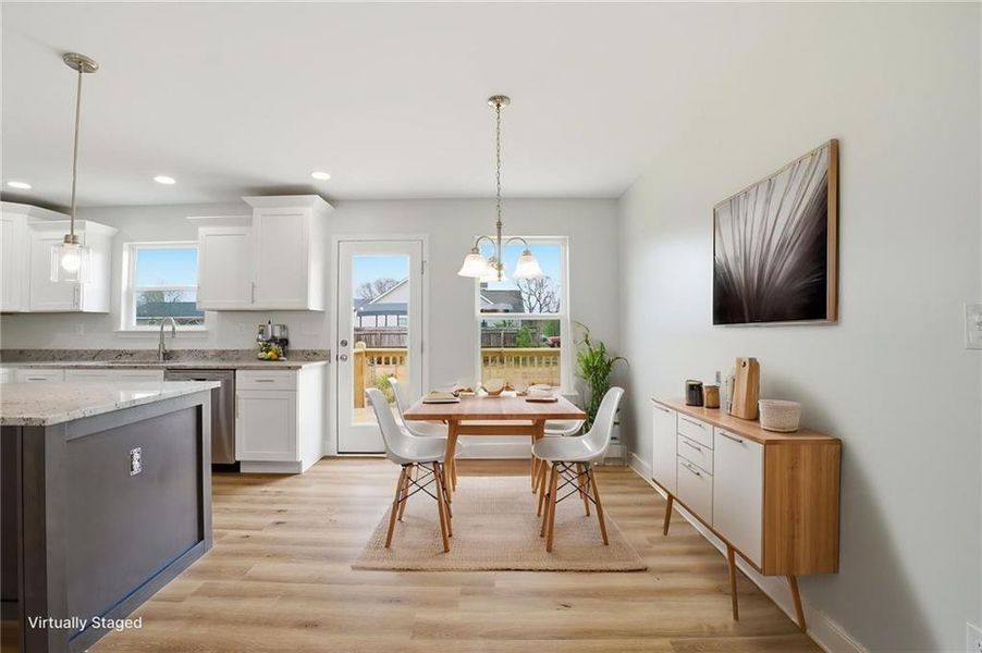 Furnished interior view inside a new home in , Eton (Image 35).