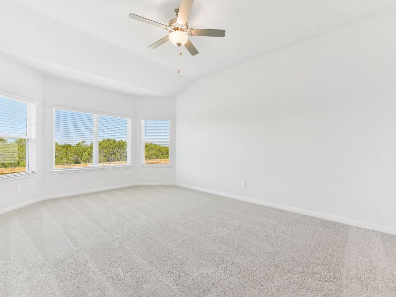 Spacious, unfurnished interior of a new home in Butler Farms - Boulevard Collection, Liberty Hill (Image 14). Spacious, unfurnished interior of a new home in Butler Farms - Boulevard Collection, Liberty Hill (Image 14).