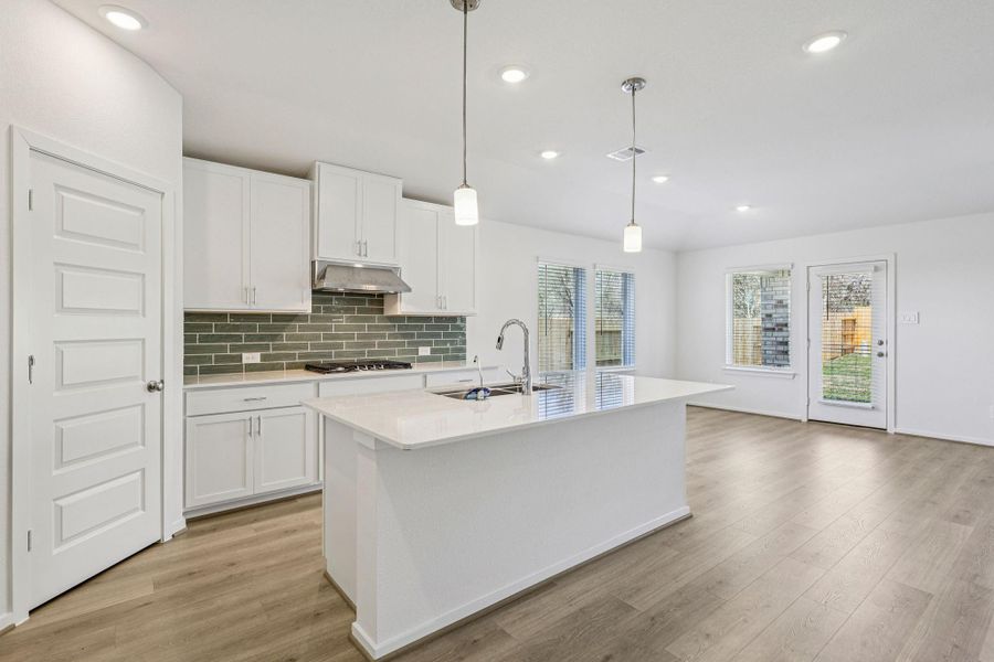 Photo is not of the actual home, but is an inspirational photo of builder’s model home and may depict options, furnishings, and/or decorator features that are not included