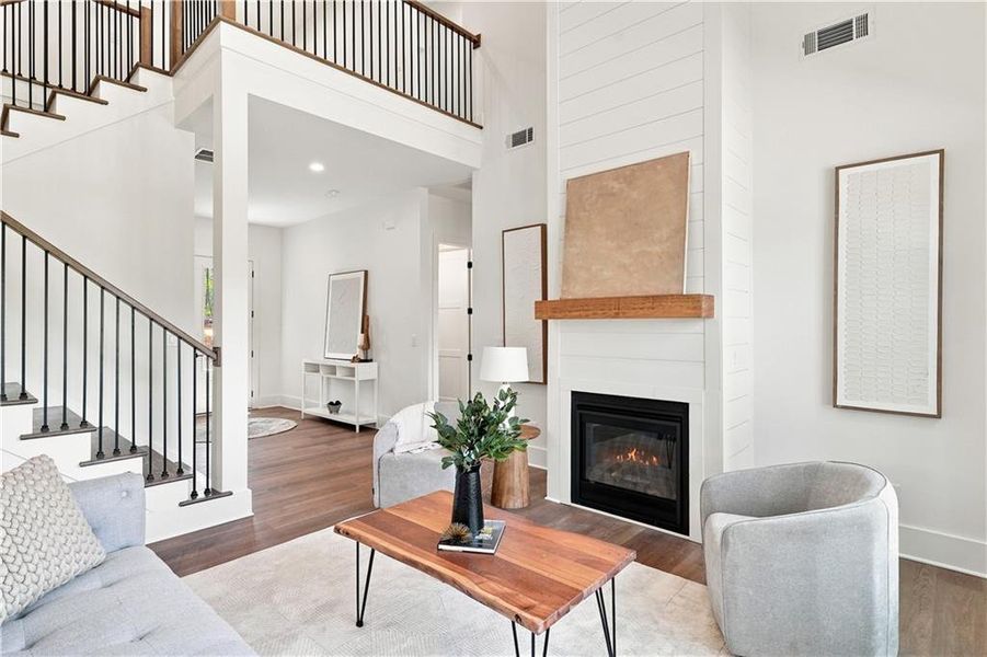 Furnished interior view inside a new home in , Fairburn (Image 6).