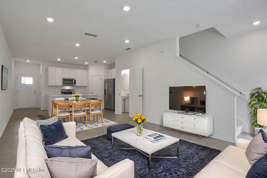 Furnished interior view inside a new home in Atlantis Pointe, Middleburg (Image 5).